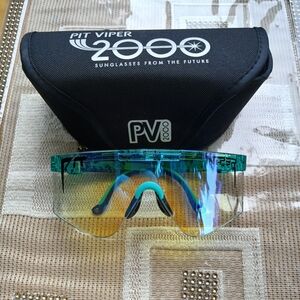 PIT VIPER 2000 Sunglasses From The Future Green Z87+ Unisex